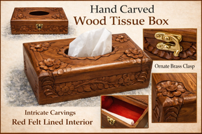 wooden Tissue Box with Premium Design