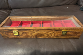Wooden Watches  Box – Golden Hinge