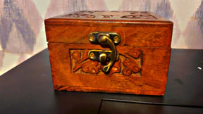 Handmade Wooden Watch Box – 1 Slot Watch Case with Soft Pouch