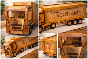 Handmade Wooden Truck – Customised Solid Wood Model