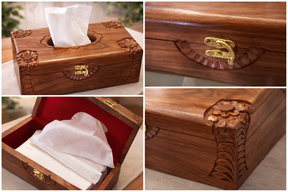 wooden Tissue Box with Premium Design