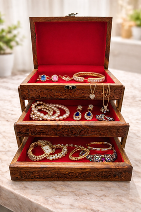 Handcrafted Wooden Jewellery Box (3 Steps)