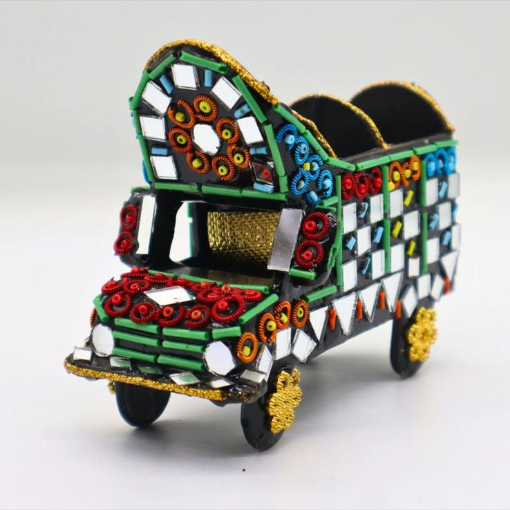 Truck Mirror Beads Collectible Handmade