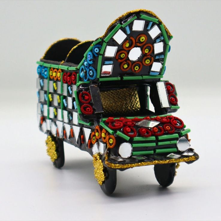 Truck Mirror Beads Collectible Handmade