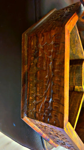 Dry Fruit Pot With Hand Carved Work