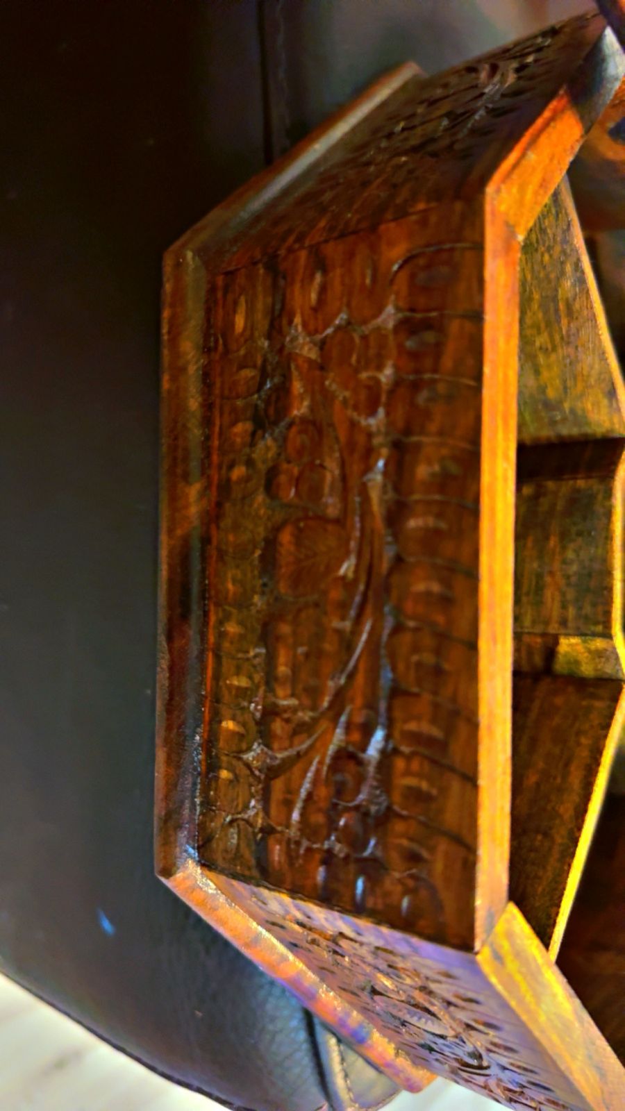 Dry Fruit Pot With Hand Carved Work