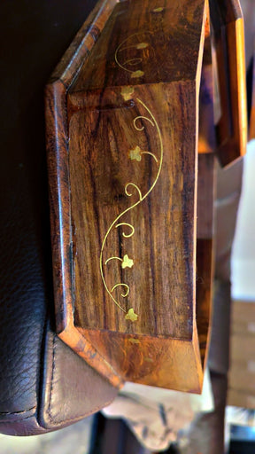 Premium Design Hand-Carved Wooden Dry Fruit Pot