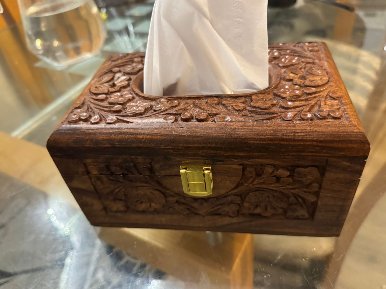 wooden Tissue Box with Premium Design