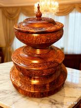 Wooden Hand Made Hotpot 3PCS