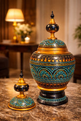 Wooden Hand Crafted Candy Jar