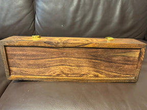 Wooden Watches  Box – Golden Hinge – Glass Top